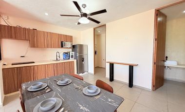 Villa(Brisa Coral) Amueblada con Piscina y Roof en Venta en Chelem