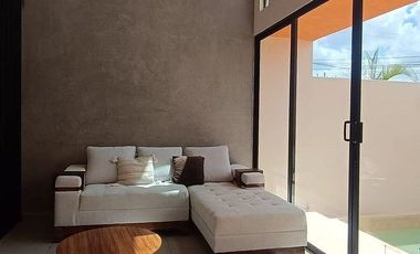 Villa(Brisa Coral) Amueblada con Piscina y Roof en Venta en Chelem