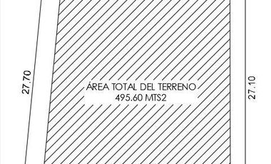 Venta de terreno en esquina de 495 m² en Santiago de Surco