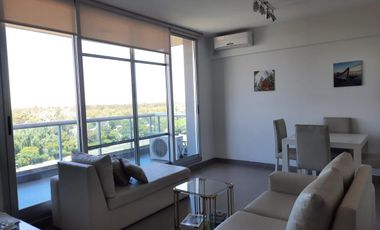 Alquiler Departamento de 2 ambientes amoblado con cochera en edificio Delta 8 Nordelta de categoria