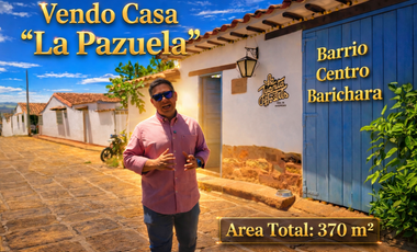 Vendo Casa Barichara Sector Centro La Plazuela