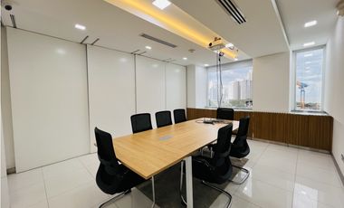 ALQUILO OFICINA EN PUNTA PACIFICA, TORRES LAS AMERICAS, 210M2.