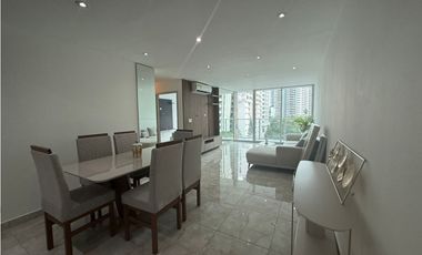 ALQUILO APARTAMENTO AMOBLADO EN PUNTA PACIFICA, 110M2, 2 RECAMARAS.