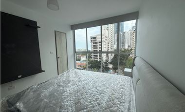 ALQUILO APARTAMENTO AMOBLADO EN PUNTA PACIFICA, 110M2, 2 RECAMARAS.