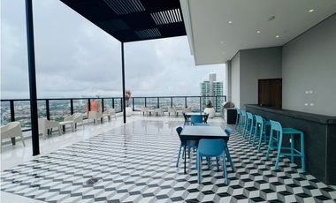 ALQUILO APARTAMENTO EN COSTA DEL ESTE, AMOBLADO, 1 RECAMARA, 90M2.