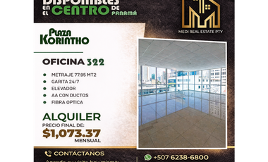 OFICINAS EN ALQUILER – PLAZA KORINTHO, VA ESPAÑA