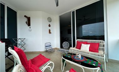 VENDO APARTAMENTO EN PLAYA BLANCA, 2 RECAMARAS, 131M2, BALCON AMPLIO.