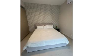 ALQUILO APARTAMENTO EN SANTA MARIA, AMOBLADO, 1 RECAMARAS, 90M2.