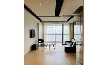 ALQUILO APARTAMENTO, AVE BALBOA, 2 RECAMARAS, AMOBLADO, VISTA AL MAR.