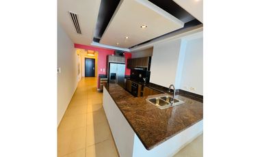 ALQUILO APARTAMENTO, AVE BALBOA, 2 RECAMARAS, AMOBLADO, VISTA AL MAR.