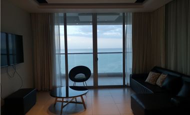 ALQUILO APARTAMENTO, AVE BALBOA, 2 RECAMARAS, AMOBLADO, VISTA AL MAR.