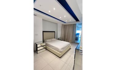 ALQUILO APARTAMENTO, AVE BALBOA, 2 RECAMARAS, AMOBLADO, VISTA AL MAR.