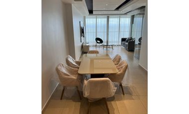 ALQUILO APARTAMENTO, AVE BALBOA, 2 RECAMARAS, AMOBLADO, VISTA AL MAR.