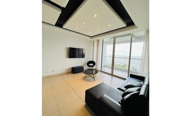 ALQUILO APARTAMENTO, AVE BALBOA, 2 RECAMARAS, AMOBLADO, VISTA AL MAR.