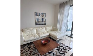 ALQUILO APARTAMENTO EN AVE BALBOA, AMOBLADO, 1 RECAMARA, VISTA AL MAR.