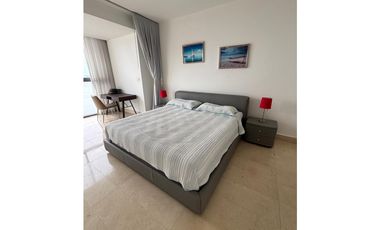 ALQUILO APARTAMENTO EN AVE BALBOA, AMOBLADO, 1 RECAMARA, VISTA AL MAR.