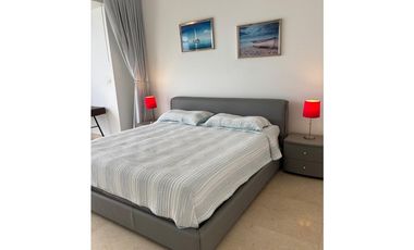 ALQUILO APARTAMENTO EN AVE BALBOA, AMOBLADO, 1 RECAMARA, VISTA AL MAR.