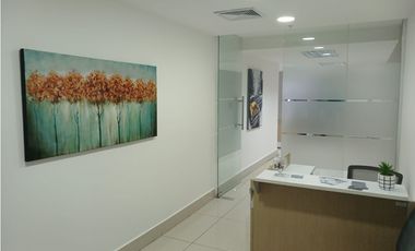 ALQUILO OFICINA EN AVE, BALBOA, 200M2, AMOBLADA, VISTA PANORAMICA.