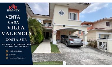 VENTA DE CASA EN COSTA SUR, VILLA VALENCIA, 4 RECMARAS, $348,000