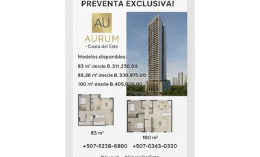 AURUM – Costa del Este PREVENTA EXCLUSIVA