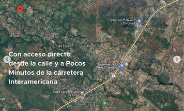 VENTA DE TERRENO EN LAS LAJAS CORONADO DE 4,700m²