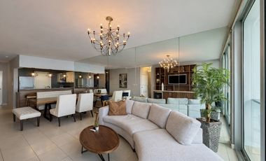 Ave Balboa v/mar Waters amoblado  2r  $295K