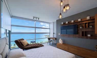 Ave Balboa v/mar Waters amoblado  2r  $295K