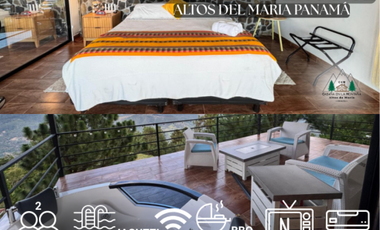 CABAÑA SUITE MASTER EN LA MONTAÑA  ALTOS DEL MARIA $150 x noche