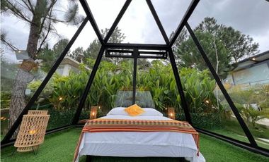DOMO PIRAMIDE EN LA MONTAÑA  ALTOS DEL MARIA $99 x noche 2 personas