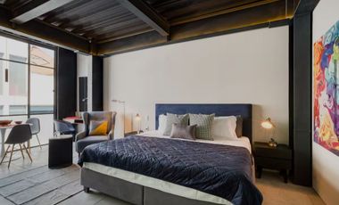 Increíble estudio en la Roma en Renta