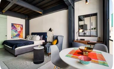 Increíble estudio en la Roma en Renta