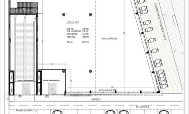 Exclusivo local de 1000m2 en Mercado Canning