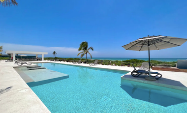 Departamento en TURENA frente a la playa con piscina privada