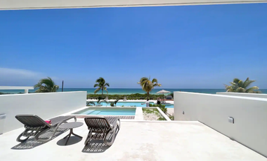 Departamento en TURENA frente a la playa con piscina privada