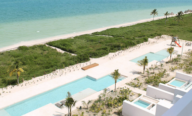 Departamento en TURENA frente a la playa con piscina privada