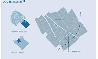 2 AMBIENTES AL FRENTE EN POZO EN EL CENTRO DE AVELLANEDA