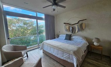 Departamento amueblado en renta en Anthea, Yucatán Country Club.