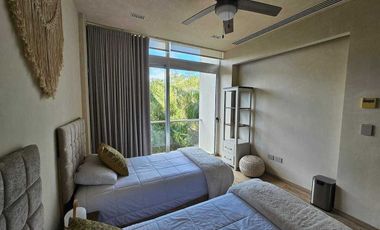 Departamento amueblado en renta en Anthea, Yucatán Country Club.