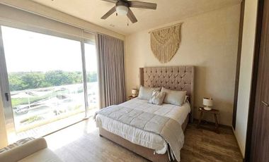 Departamento amueblado en renta en Anthea, Yucatán Country Club.