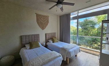 Departamento amueblado en renta en Anthea, Yucatán Country Club.