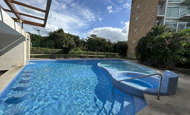 Departamento amueblado en renta en Anthea, Yucatán Country Club.