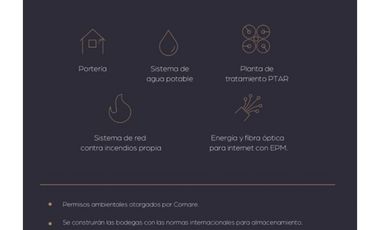 Bodega-Lote en Construcción Arriendo y Venta, Sector Llanogrande.