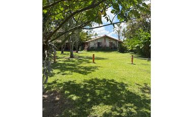 VENDO CHALET PLANO CON FRUTALES Y BIEN UBICADO EN QUIMBAYA
