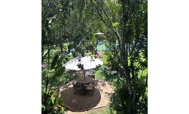VENDO CHALET PLANO CON FRUTALES Y BIEN UBICADO EN QUIMBAYA