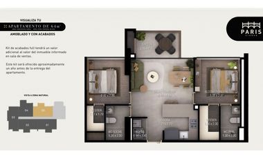Apartamento en proyecto de vivienda para la venta en Sabaneta
