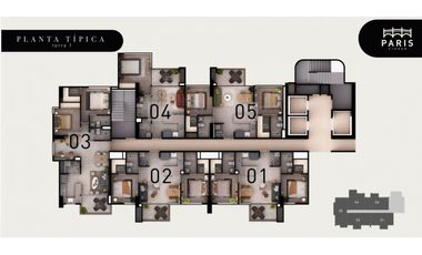 Apartamento en proyecto de vivienda para la venta en Sabaneta