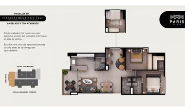Apartamento en proyecto de vivienda para la venta en Sabaneta