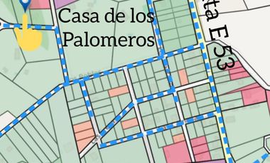 Lote en venta en La Granja  . Esquina , sobre calle las Violetas . A mts del hotel Los Palomeros.