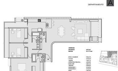 AV SAN MARTIN AL 1300 VENTA DEPARTAMENTO 3 DORMITORIOS EN GRANADERO BAIGORRIA