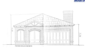 Casa 3 dormitorios con doble ingreso y pileta en  Ibarlucea